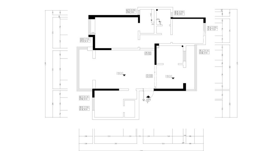西安装修案例西安鲁班装饰紫薇西棠135平米三居室装修新中式风格案例赏析