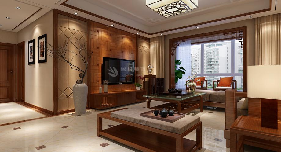 西安装修案例御锦城三居室中式风格盛光翠主笔设计
